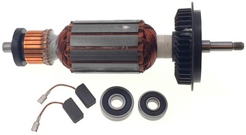 РОТОР BOSCH ORYG GWS 780 850 ЩЕТКИ +2 ПОДШИПНИКА
