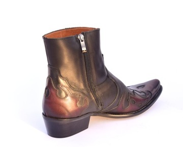 МУЖСКИЕ КОЖАНЫЕ БОТИНКИ НА МОЛНИИ PL WEST