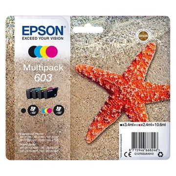Zestaw tuszy Epson 603 T03U640 CMYK oryginalny