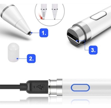 СТИЛУС ГРАФИЧЕСКИЙ СТИЛУС ДЛЯ ПЛАНШЕТА ТЕЛЕФОНА ШАРИКОВАЯ РУЧКА для USB MicroUSB