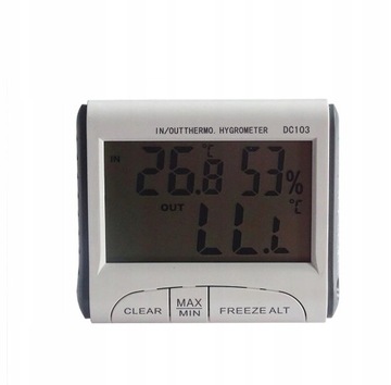 ТЕРМОМЕТР, ГИГРОМЕТР, ИЗМЕРИТЕЛЬ ВЛАЖНОСТИ, ЦИФРОВОЙ 5-в-1