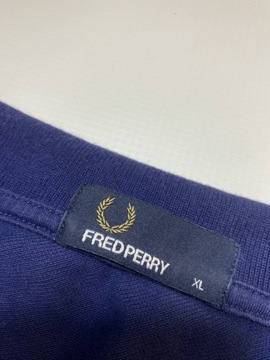 FRED PERRY ORYGINAL GRANATOWA SPORTOWA KOSZULA XL