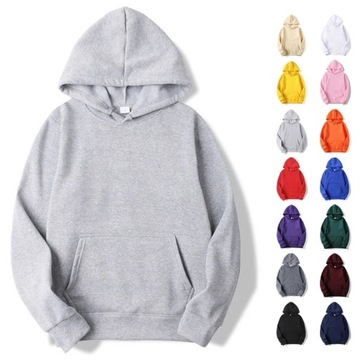 Plain Fleece Hoodies Unisex Wholesale Fashion Pull