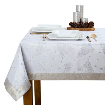 Obrus Świąteczny Mankiet 5 cm BN-3503 140x210 cm