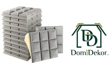 24x САМОКЛЕЯЩИЕСЯ КОВРИКИ ИЗ ПЕНЫ ДЛЯ ЗВУКА 2м2