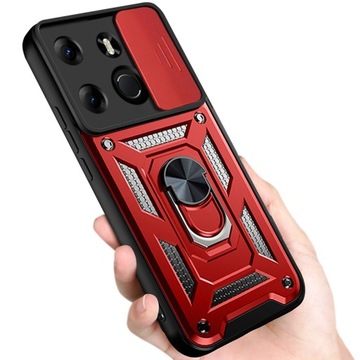 Do twardego etui Tecno Spark Go 2023 z przesuwanym obiektywem