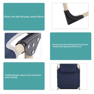 Портативный складной шезлонг для улицы, пляжа, сада, патио.