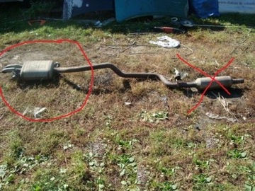 VW PASSAT B6 TDI TŁUMIK KOŃCOWY WYDECH