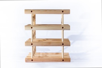 Полка, винная стойка на 12 бутылок, сосна.