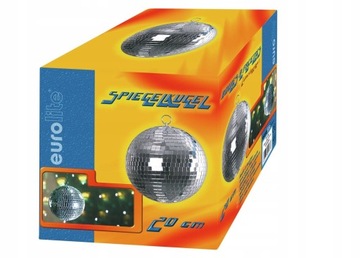 EUROLITE MIRROR BALL 20CM - KULA LUSTR