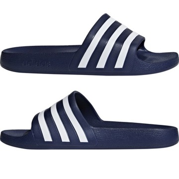 ADIDAS KLAPKI MĘSKIE PLAŻOWE BASENOWE LEKKIE SPORTOWE ADILETTE AQUA r. 47