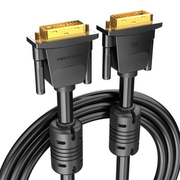 VENTION KABEL PRZEWÓD WIDEO DVI 2K 60HZ FULL HD DO MONITORA PROJEKTORA 1M