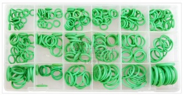 НАБОР УПЛОТНИТЕЛЬНЫХ КОЛЬЦЕВ ДЛЯ КОНДИЦИОНЕРА 270 шт. ЗЕЛЕНЫЙ G02810 GEKO.