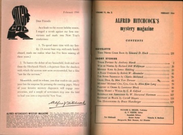 ALFRED HITCHCOCK'S MYSTERY MAGAZINE - OPRAWIONY ROCZNIK 1966 - 12 NUMERÓW