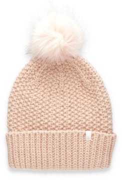 CZAPKA ZIMOWA DAMSKA 4F pompon CAD067 różowa S/M