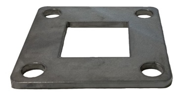 основание столба 40х40, оцинкованное, монтаж на столб