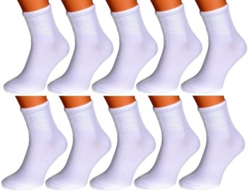 10x SKARPETY SKARPETKI SPORTOWE BAWEŁNIANE 40-43