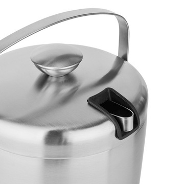 Контейнер для льда Silver ICE BUCKET + ЩИПЦЫ Konighoffer Oris 2,8 л