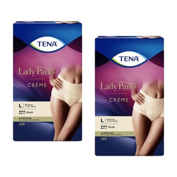 Bielizna chłonna TENA Lady Pants Creme L 30szt.x 2
