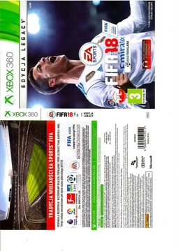 XBOX 360 FIFA 18 Polish Edition на польском языке ДУБЛИРОВАНИЕ КОММЕНТАРИЙ П. Л. Шпаковски