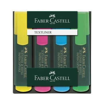 Faber-Castell Textliner zakreślacze komplet 4 szt.