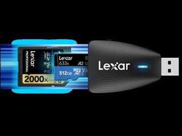 Czytnik Lexar Multi-Card 2-in-1 SD MICRO SD USB3.1