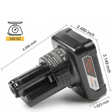 АККУМУЛЯТОР АККУМУЛЯТОР ДЛЯ BOSCH BAT420 LI-ION 6AH 2ШТ.