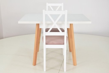 Раздвижной стол для гостиной + 2 стула МАЛЫЙ НАБОР