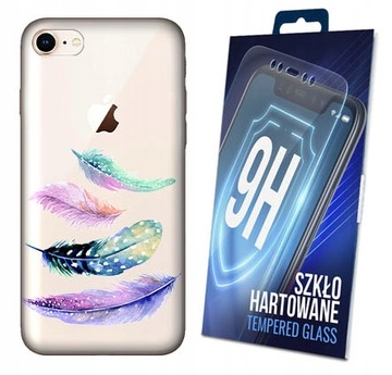 170wzorów ETUI + SZKŁO do APPLE IPHONE 8 CASE