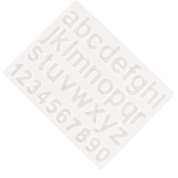 Formy do cukierków silikonowych Abc Numer alfabetu żywicy