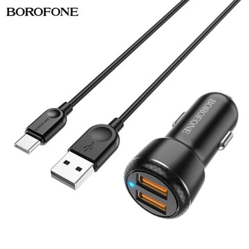 2USB Quick Charge 3.0 QC3.0 Быстрое зарядное устройство 18 Вт + кабель типа C USB-C