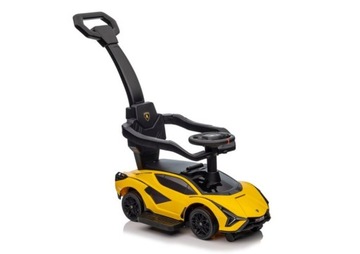 Lamborghini QLS-996T Ride-on с толкателем желтый