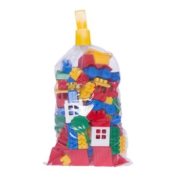 KLOCKI KONSTRUKCYJNE „K2” ok. 130 elem. POLSKIE