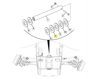 ШАЙБА ОСИ JCB KOP-ŁAD 819/00133