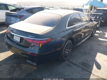 Mercedes Klasa S W223/V223 2022 Mercedes-Benz Klasa S 580 4Matic 2022 4.0 Benzyna 496KM, zdjęcie 5