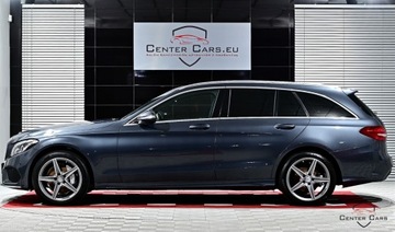 Mercedes Klasa C W205 Kombi 180 156KM 2014 Mercedes-Benz Klasa C 180 AMG FullLED Navi Skora El.Fot. Dynamic Black As, zdjęcie 15