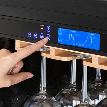 Холодильник для вина Klarstein 320л, диспенсеры 84b