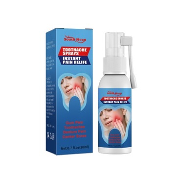 SPRAY ŁAGODZĄCY BÓL ZĘBA POPRAWIĆ USTA