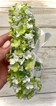 Венок для причастия из живых цветов, свадебный венок Причастие 2024, уникальный