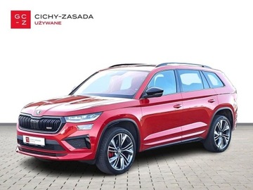 Skoda Kodiaq I RS Facelifting 2.0 TSI 245KM 2022 Skoda Kodiaq SalonPL RS 4x4 DSG 245KM DCC Panorama NAVI Pod.Szyba KESSY AC