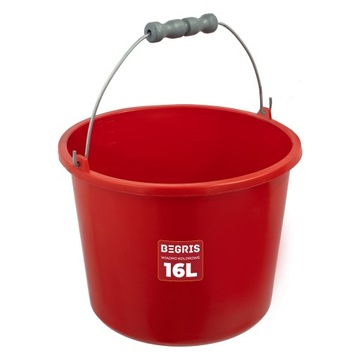 РАЗНОЦВЕТНОЕ СТРОИТЕЛЬНОЕ ВЕДРО, 16 Л.