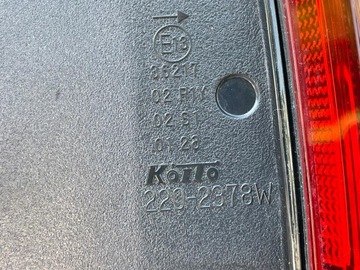 NISSAN X-TRAIL SVĚTLO LEVÝ PRAVÁ ZADNÍ T33