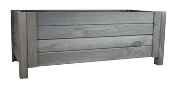 ДЕРЕВЯННЫЙ ЦВЕТОЧНЫЙ ГОРШОК, деревянная коробка, 80 см