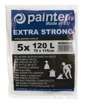 WORKI BUDOWLANE NA GRUZ EXTRA STRONG 70L 5szt