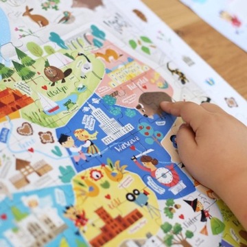 Пазл CzuCzu Observation Карта Польши 6725697