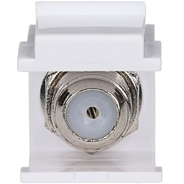 Слот модуля Keystone F (цилиндр) белый