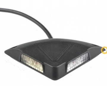 LAMPA OSTRZEGAWCZA WINDY LED SREBRNA OBRYSÓWKA