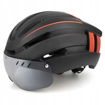 LED KASK ROWEROWY REGULOWANY METEOR 57-62 cm