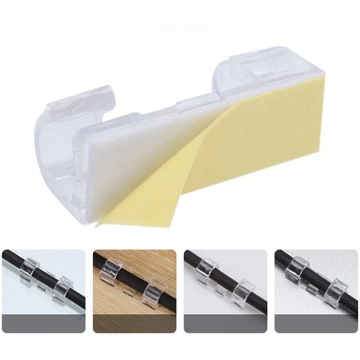 20x РУЧКА-ОРГАНИЗАТОР КРЮЧОК КРЫШКА КАБЕЛЬНЫЙ ЗАЖИМ 3М САМОКЛЕЯЩИЙСЯ