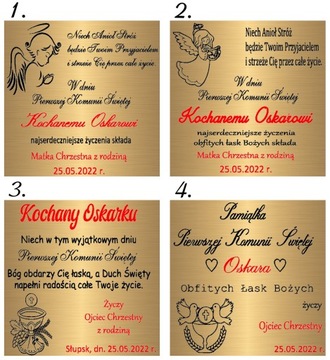 Pamiątka Komunii Świętej Srebrny łańcuszek z krzyżykiem srebro 925